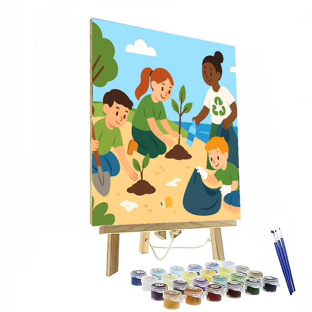 Eco Adventure Team Numbered Painting Kits