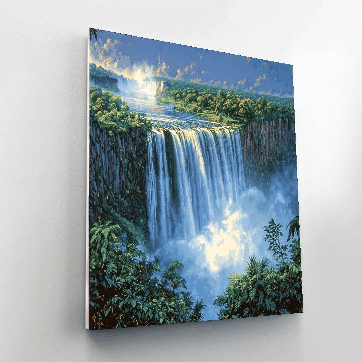 Victoria Falls, Zimbabwe Painting Number Kit