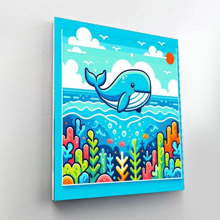 Whale Of A Tale Number Painting