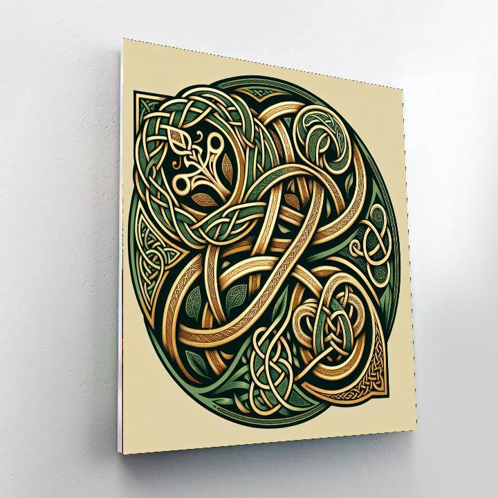 Celtic Knotwork Patterns Paint By Numbers Kits