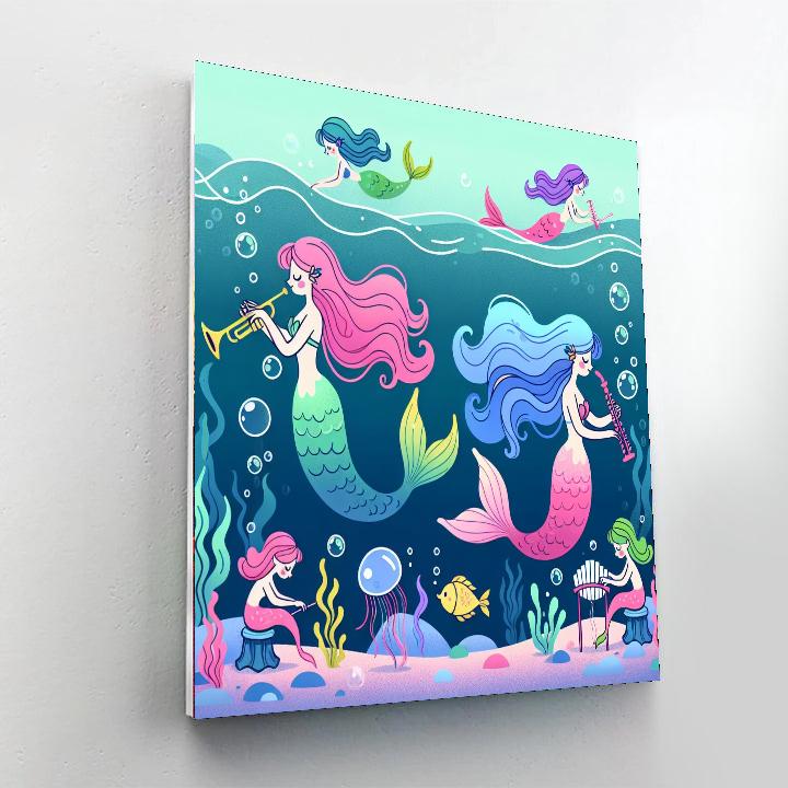 Mystical Mermaid Melodies Numbered Painting Kits