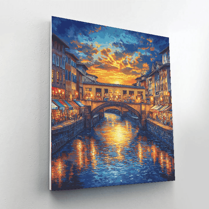 Ponte Vecchio - Florence Painting Number Kit