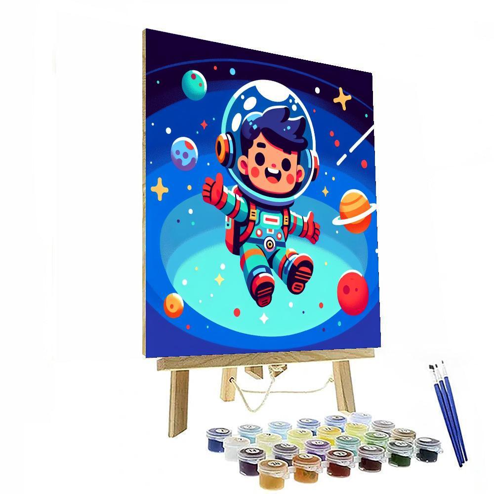 Brave Little Space Cadet Paint By Color