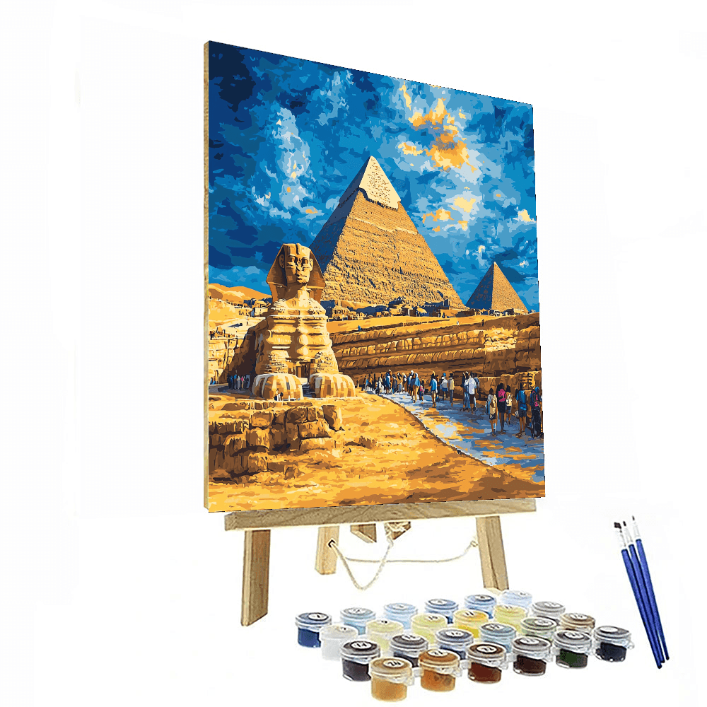 The Pyramids Of Giza Paint By Numbers