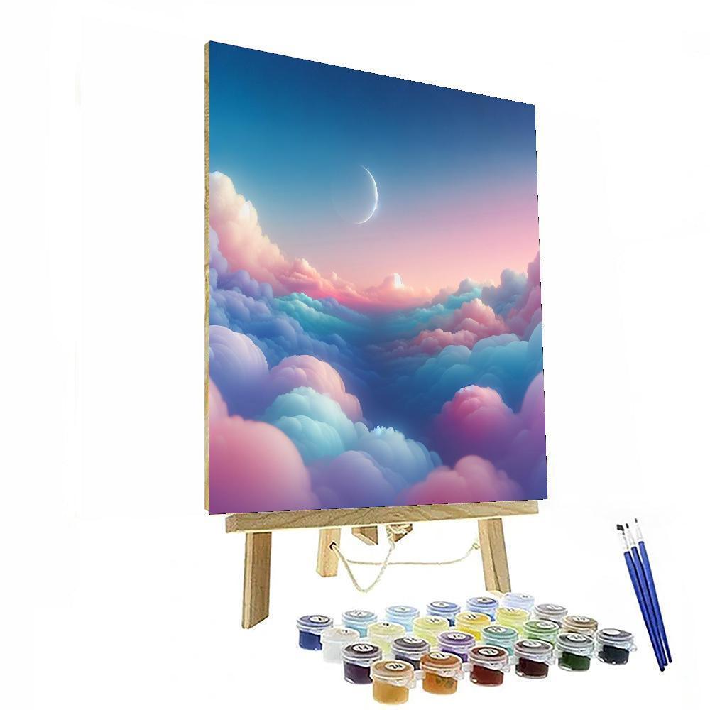 Dreamy Pastel Skies Paint By Numbers