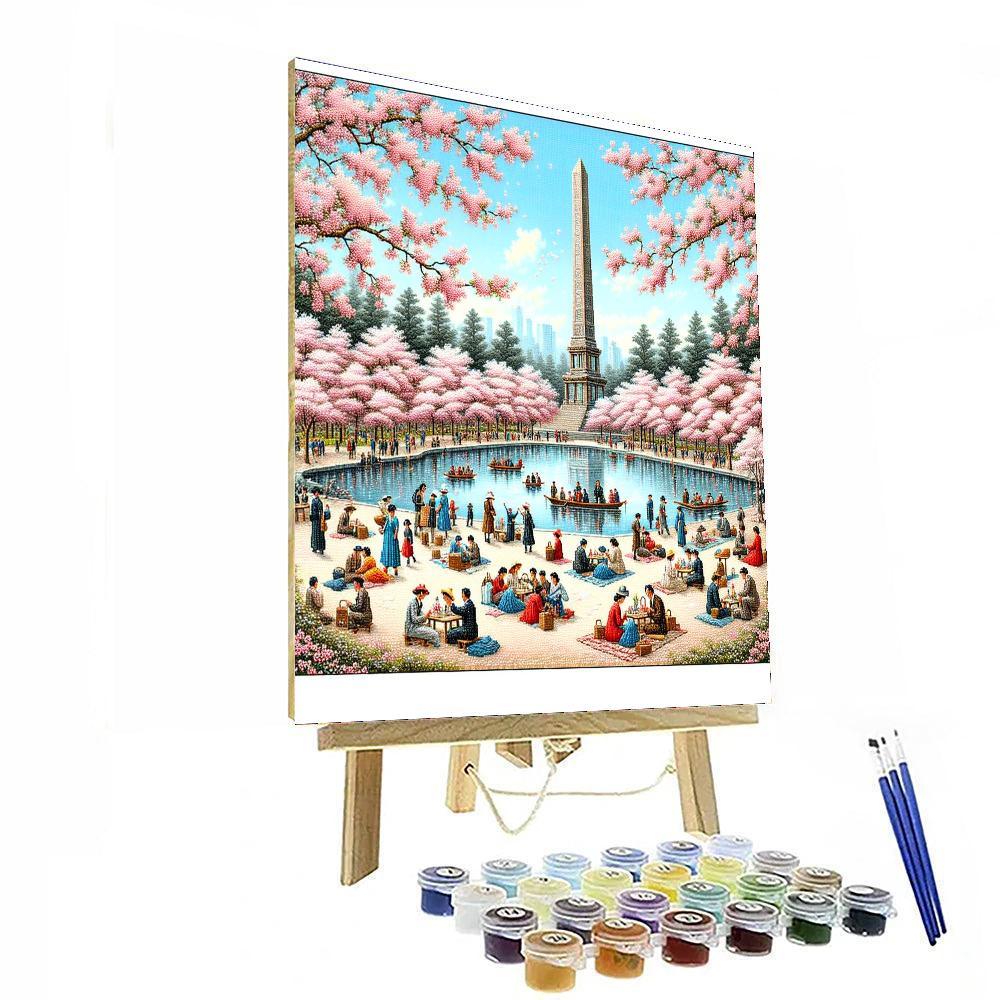 National Cherry Blossom Festival - Washington D.c. Numbered Painting Kits