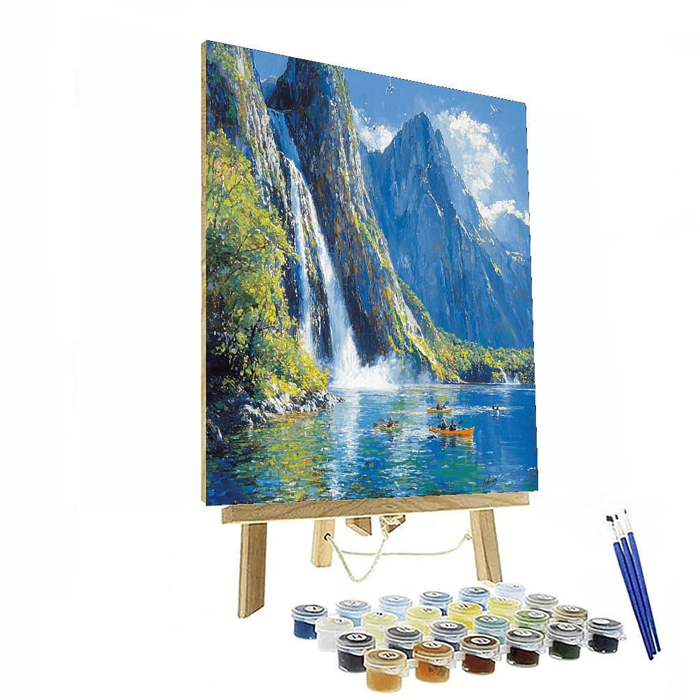 Fiordland National Park DIY Paint By Numbers