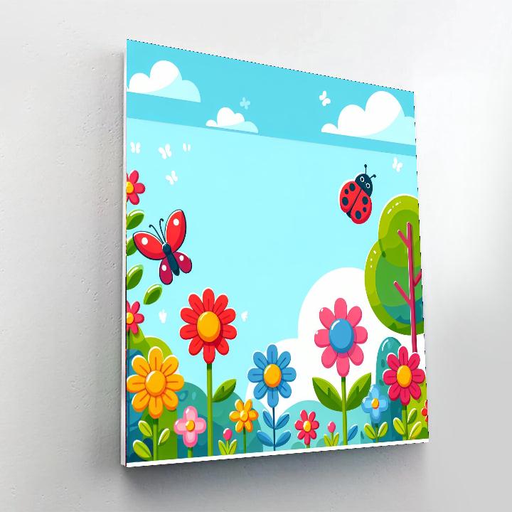 Garden Gathering Numbered Painting Kits