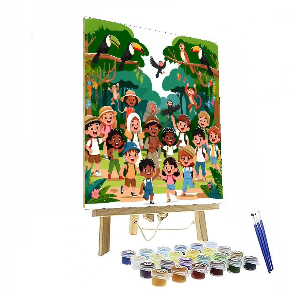Jungle Explorers Unite Paint By Numbers Kits