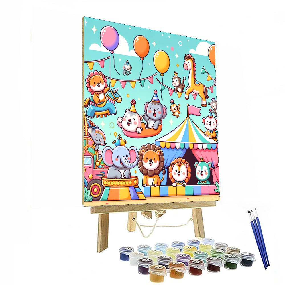 Animal Carnival Number Painting