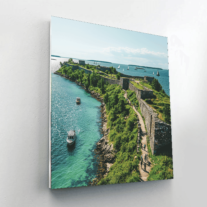 Helsinki's Fortress Of Suomenlinna Numbered Painting Kits