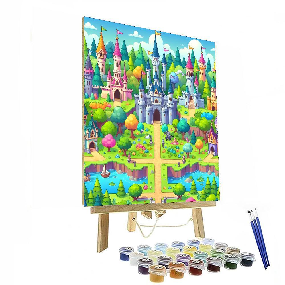 Magic Kingdom Fantasy Numbered Painting Kits