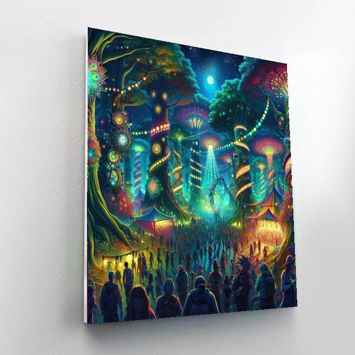 Electric Forest - United States Paint By Numbers Art