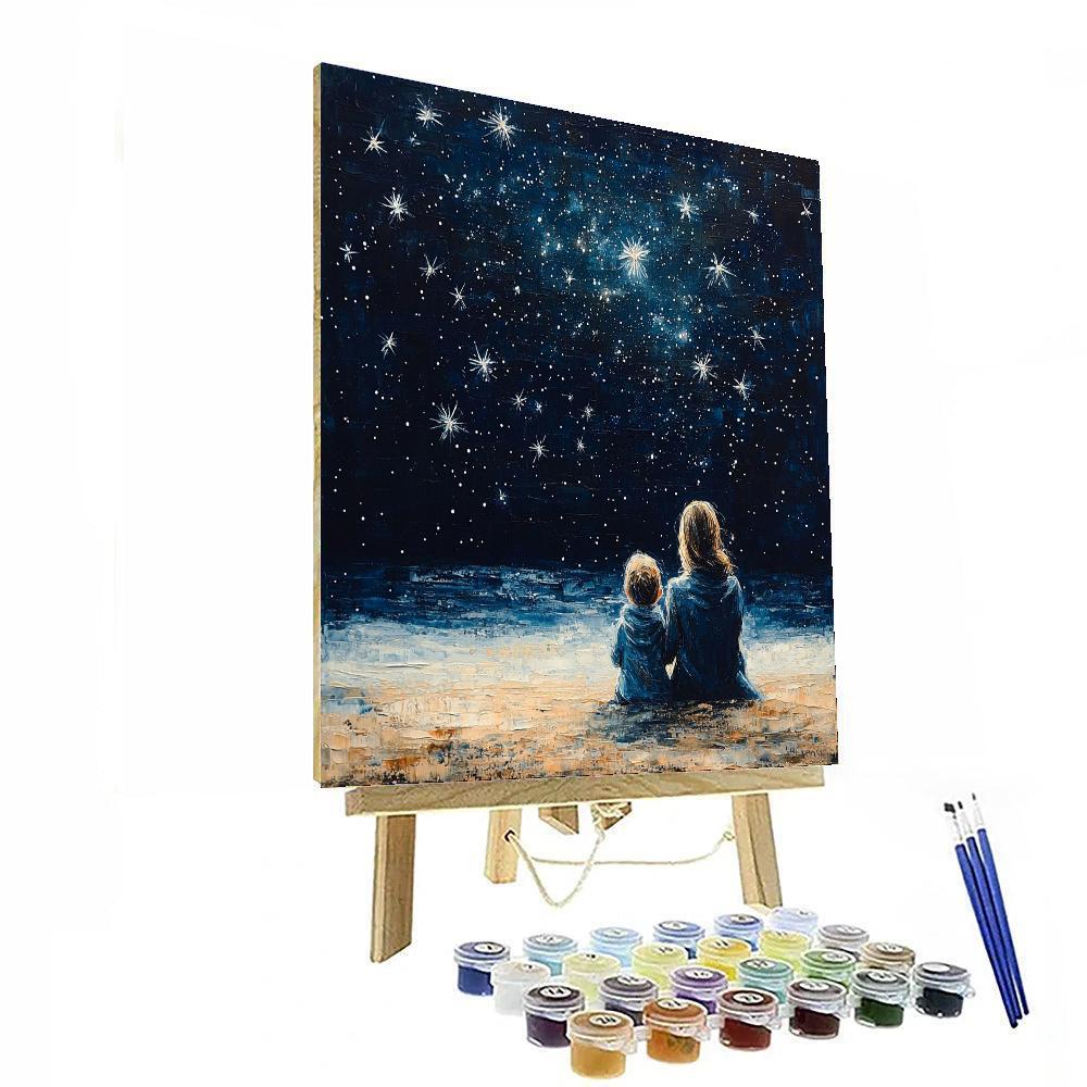 A Cuddle Under The Stars Paint By Number