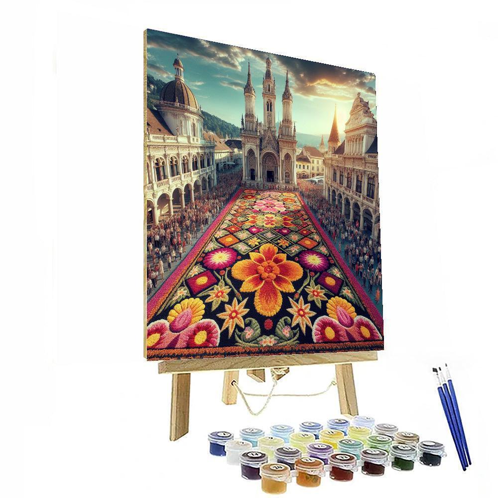 The Flower Carpet - Brussels DIY Paint By Numbers