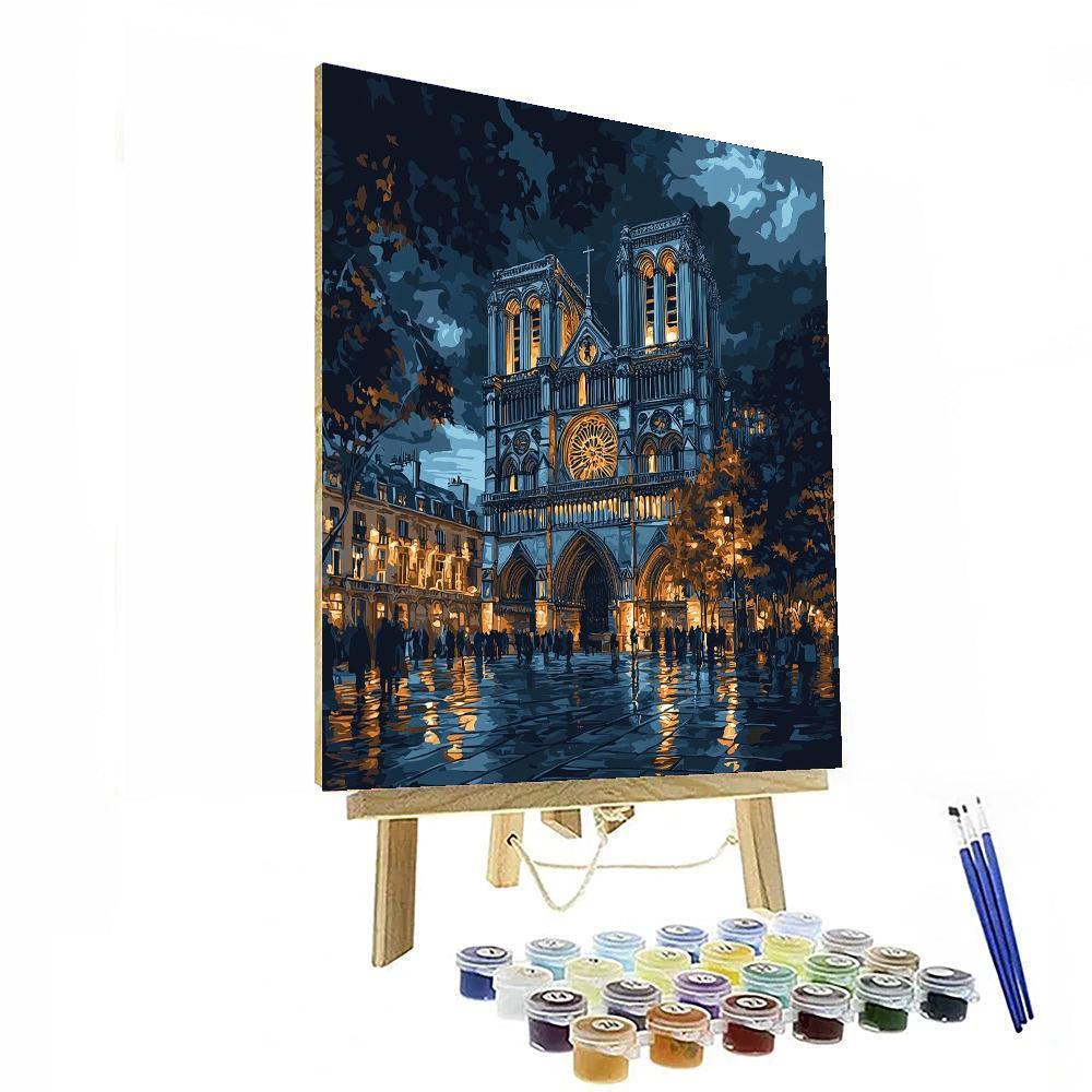 John Piper Inspired Gothic Majesty  Painting By Numbers Kit