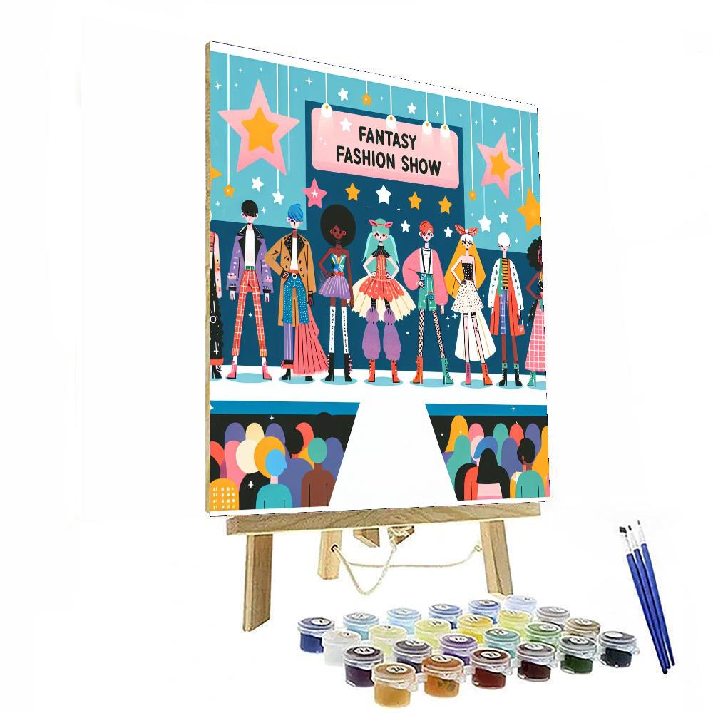 Funky Fashion Friends Painting By Numbers Kit
