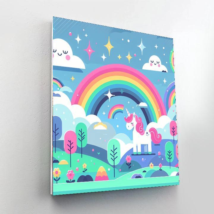 Rainbow Fantasy Adventure Paint By Number