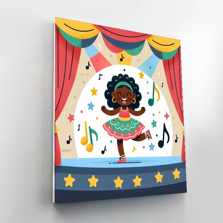 Dynamic Dancer Paint By Number