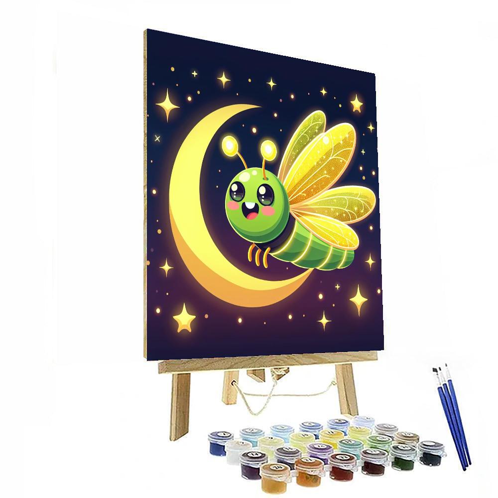 Fun Firefly Paint By Numbers Art