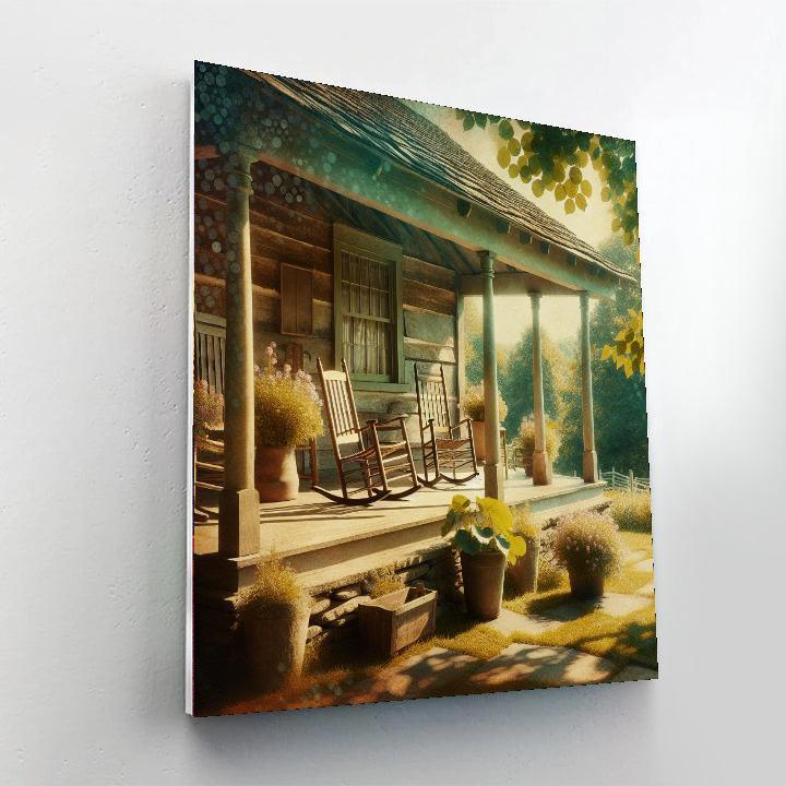 Rustic Farmhouse Porch Painting By Numbers Kit