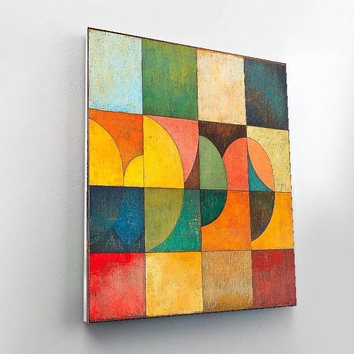 Paul Klee Inspired Childlike Wonders  Number Painting