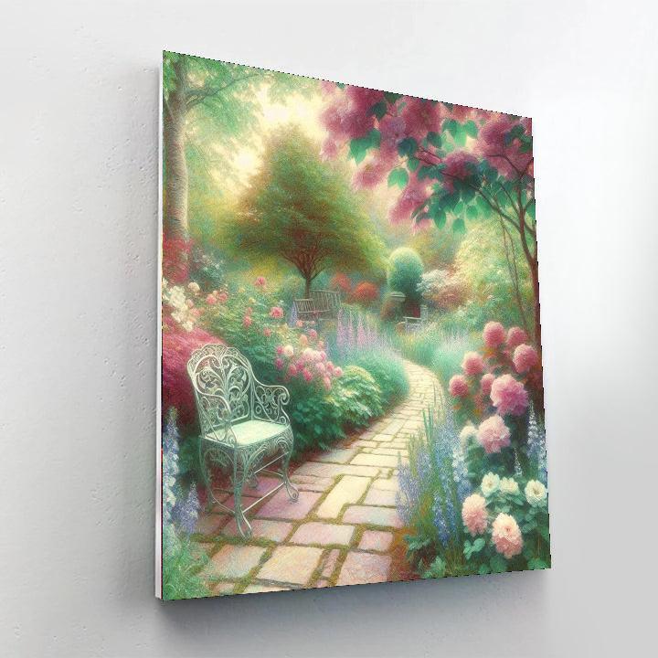 Monet's Garden Reflections Painting Number Kit