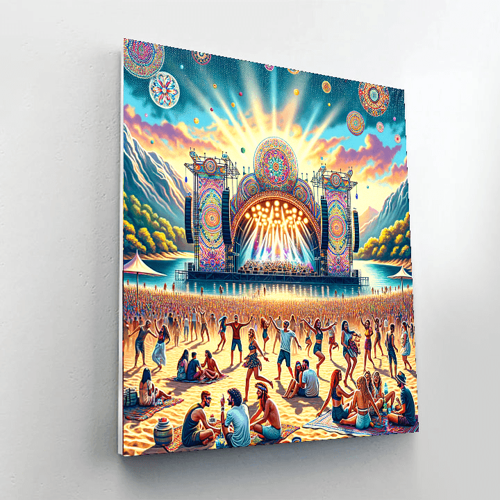 Balaton Sound Festival Painting By Numbers Kit