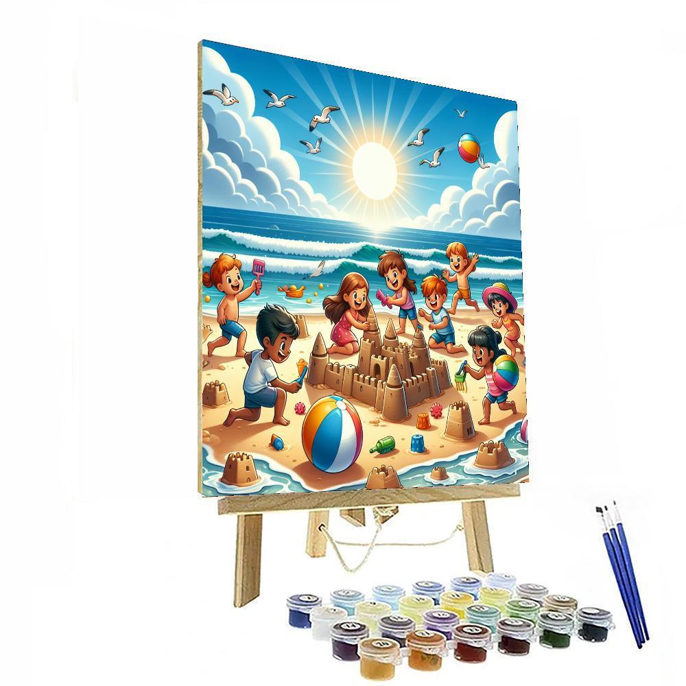 Sunny Seaside Fun Paint By Color