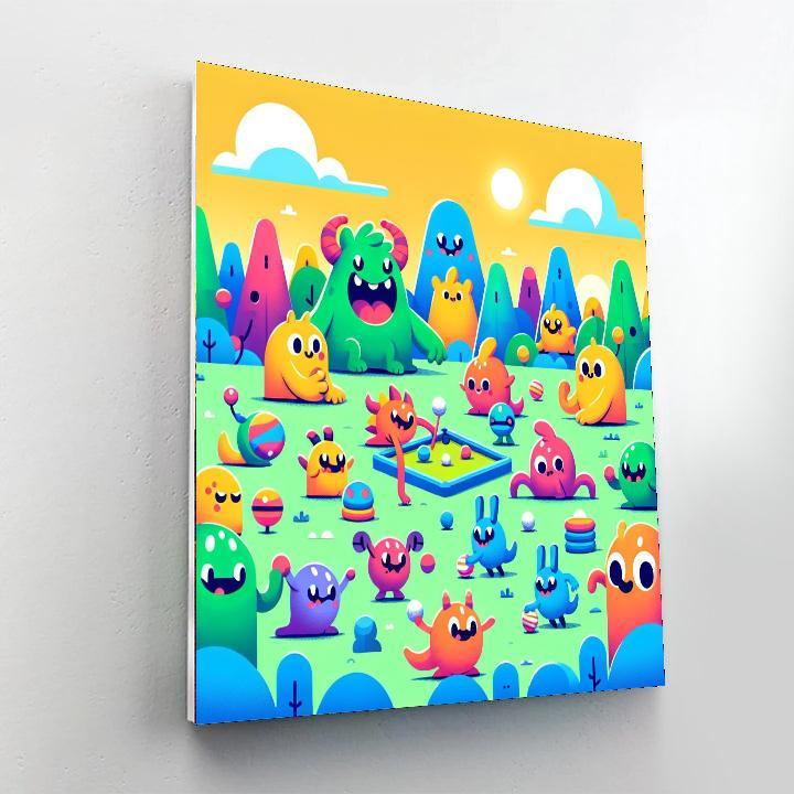 Adventurous Monsters Paint By Color
