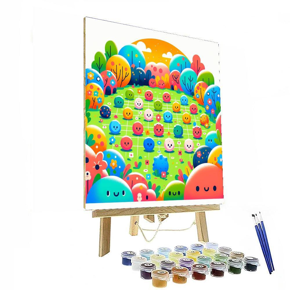 Bright Blossoms Adventure Paint By Number