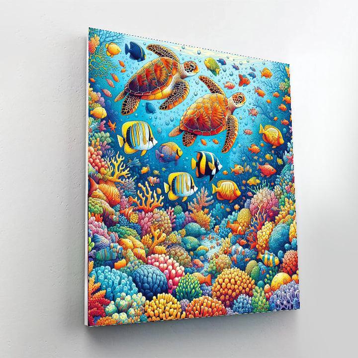 Fanciful Underwater World Numbered Painting Kits