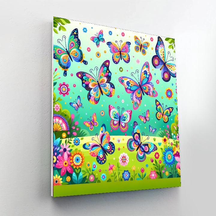 Kaleidoscope Butterfly Bliss Paint By Number