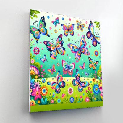 Kaleidoscope Butterfly Bliss Paint By Number
