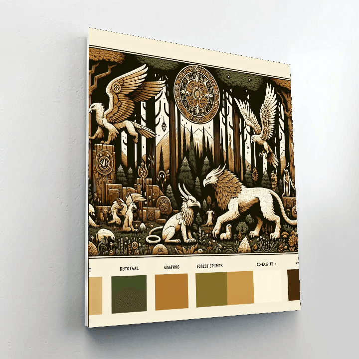 Mythical Forest Legends Paint By Number