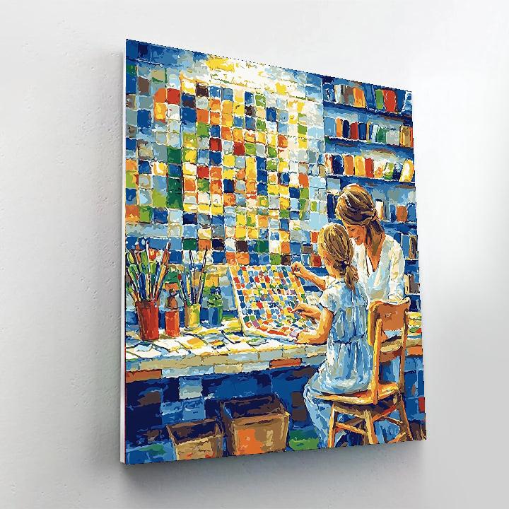 Mosaic Of Memories Number Painting