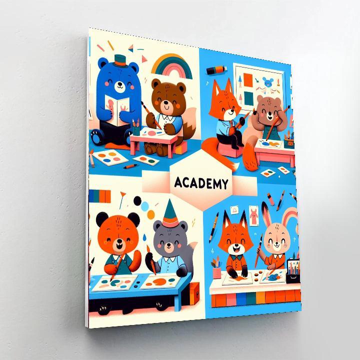 Artful Animal Academy Painting By Numbers Kit