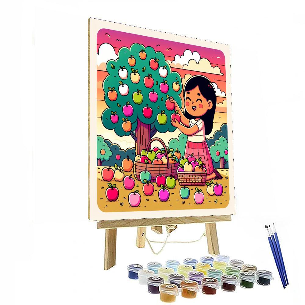 Enchanted Orchard Adventure Paint By Numbers Art