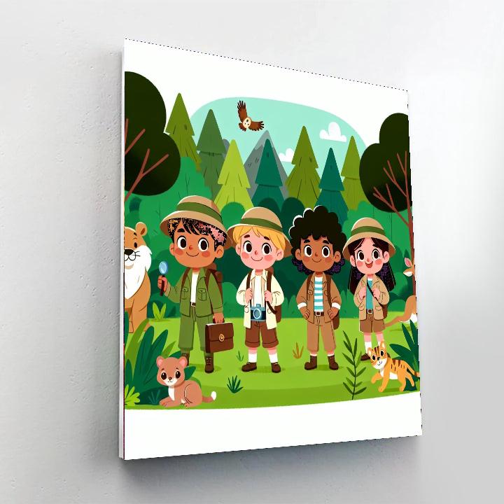 Nature Explorer Adventure Painting Number Kit