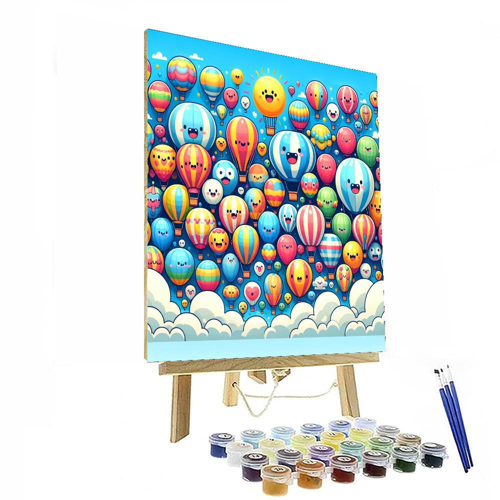 Gigantic Balloon Festival Paint By Color