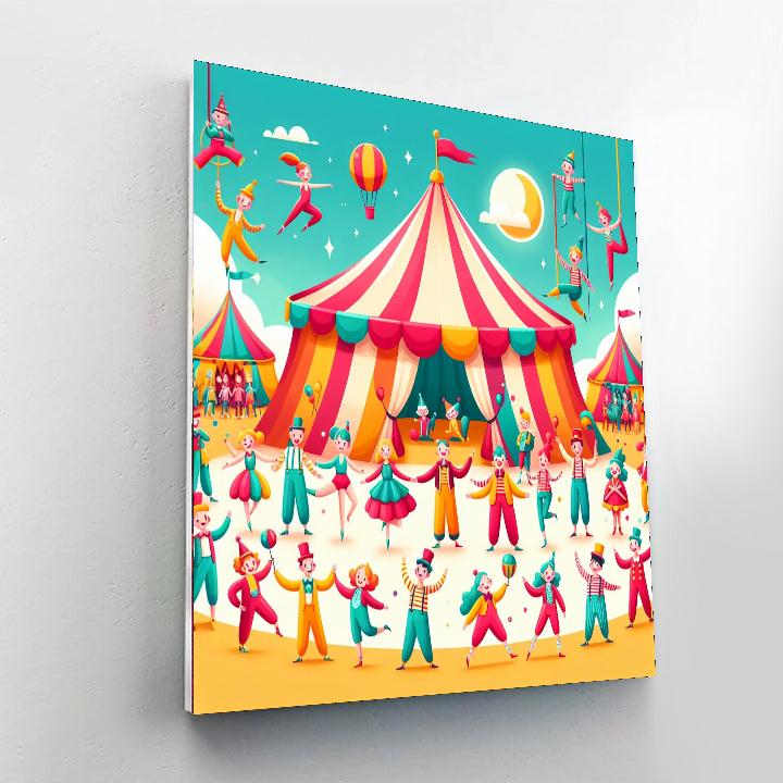 Circus Of Curiosities Paint By Color