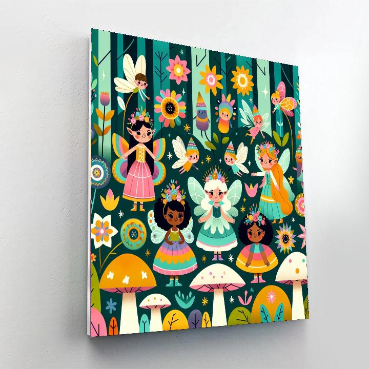 Mystic Fairy Land Paint By Numbers