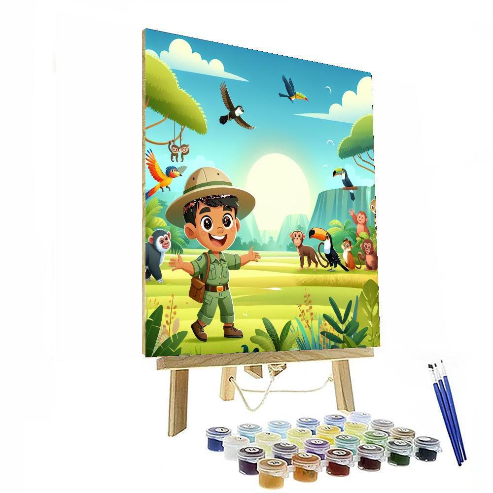 Jungle Safari Discovery Paint By Numbers Kits
