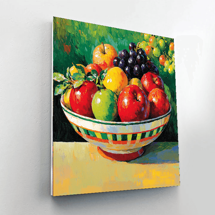 Paul Cézanne Inspired Fruits Of Delight  Paint By Numbers Art