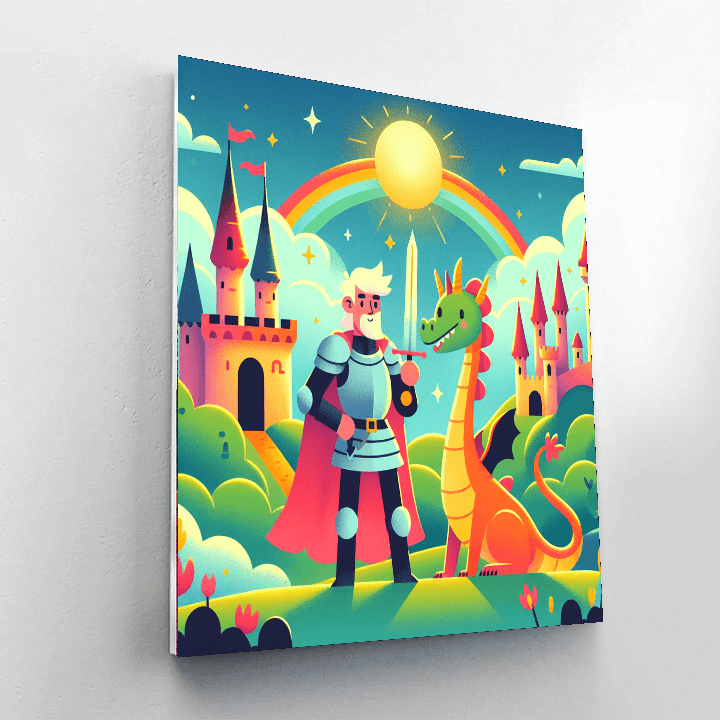 Wondrous Dragon Quest Number Painting