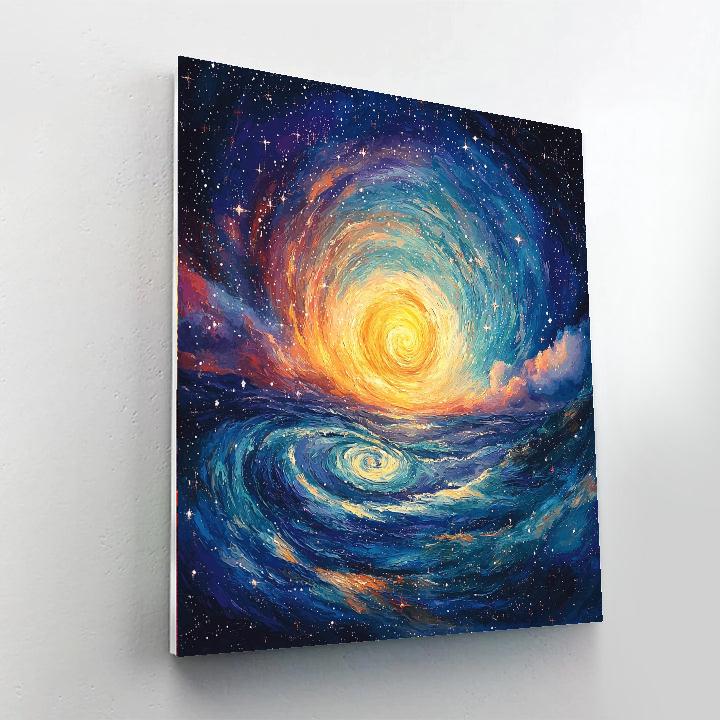 Vincent Van Gogh Inspired Starry Exploration  Paint By Numbers Kits