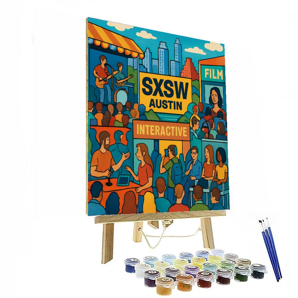 Sxsw - Austin Paint By Numbers