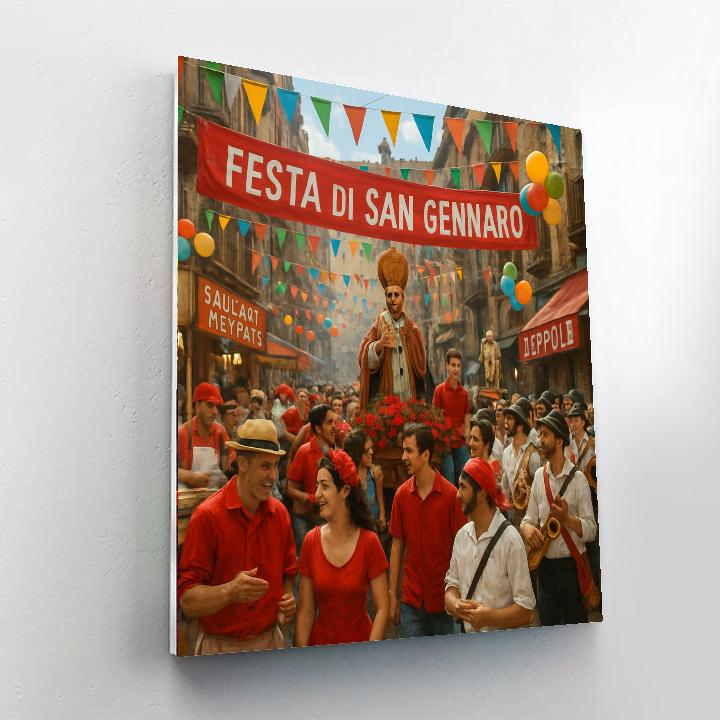 Festa Di San Gennaro - Italy Paint By Numbers Art