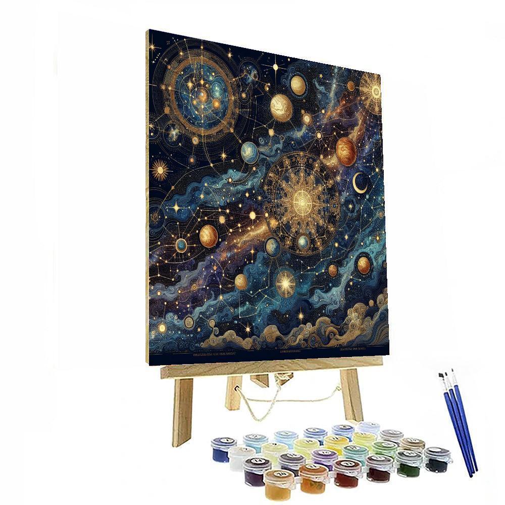 Celestial Map Of Wonders Painting By Numbers Kit
