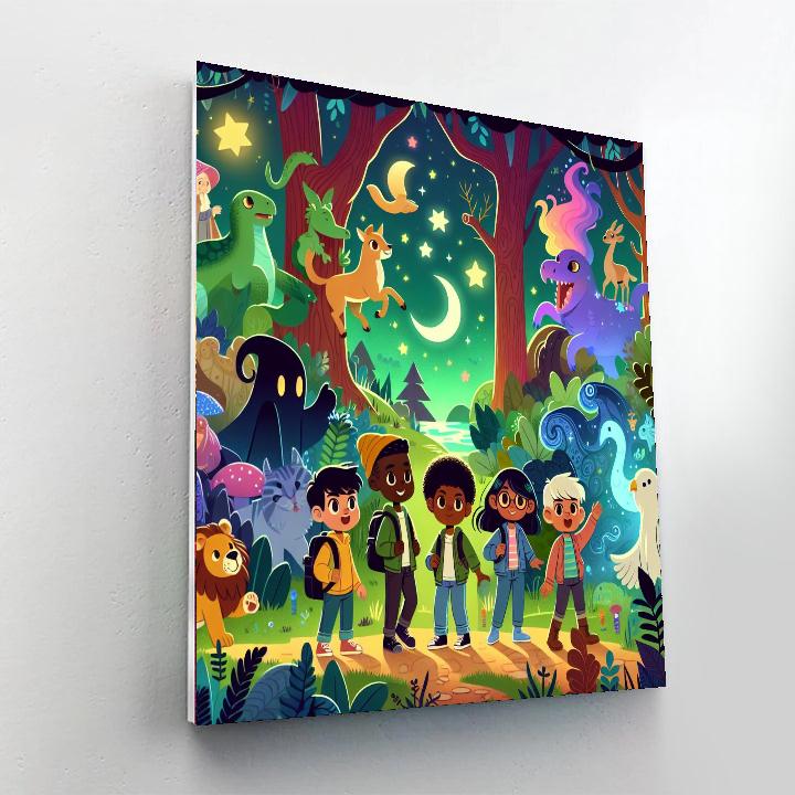 Mystic Fairytale Forest Paint By Number